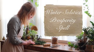 Winter Solstice Prosperity Spell