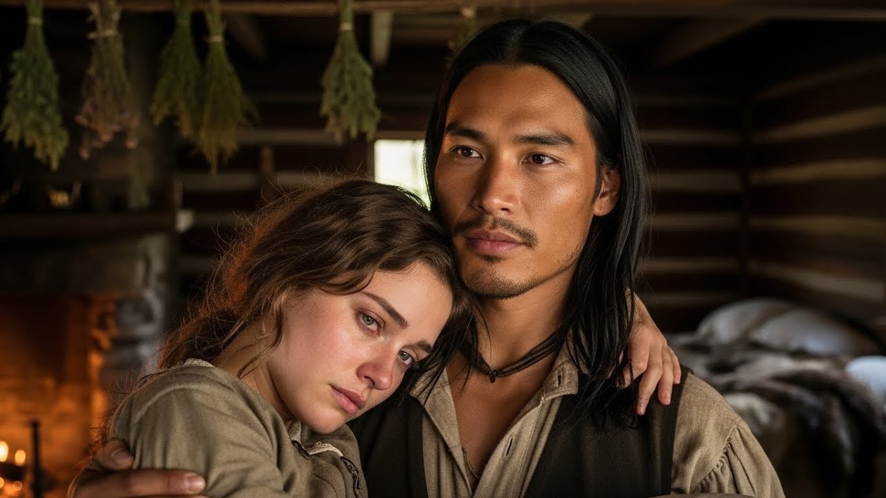 'It's Late' She Said — The Cherokee Lifted Her — 'Then Sleep Here' He Said Carrying Her to His Bed