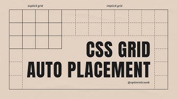 How CSS GRID AUTO PLACEMENT does all the work for you!