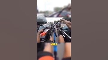 Cyclists Doing Wheelies in London #cycling  #wheelie #crash