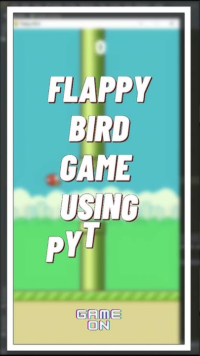 Flappy bird game using python | How to create Flappy bird game using ...