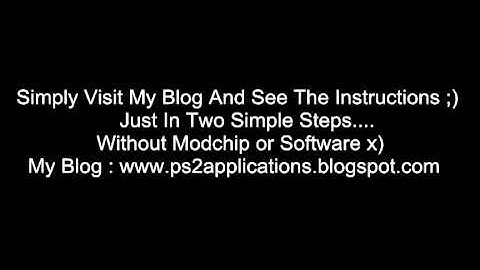 Play Ps1 Game On Ps2 In Two Steps No Need Of Software/Modchip