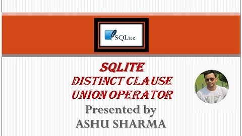 SQLite  DISTINCT , UNION
