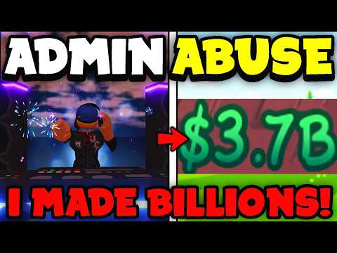 ADMIN ABUSE made me BILLIONS in Garden Horizons Roblox (New Update)