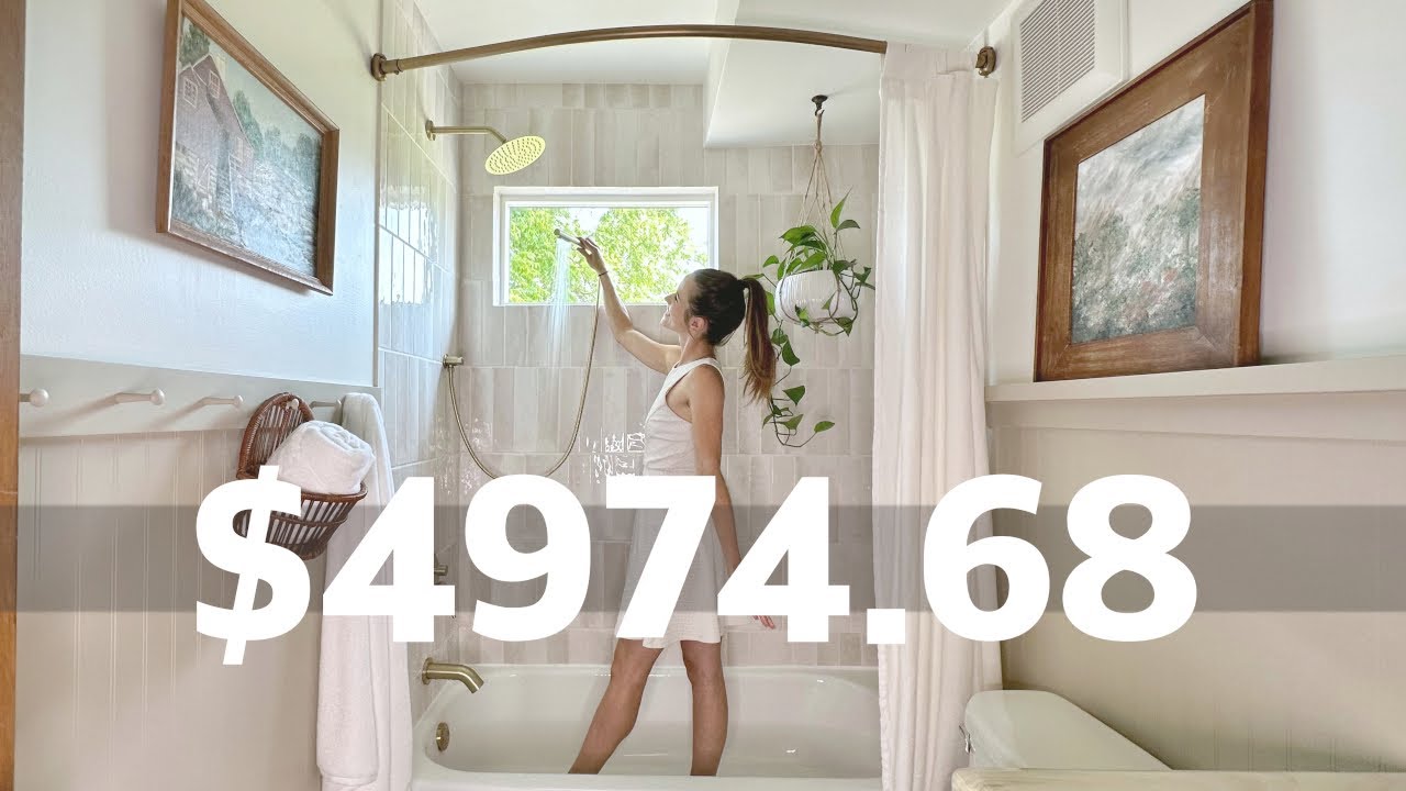 DIY Bathroom Renovation Under 5,000! Total Cost Breakdown YouTube