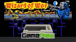 Wizard of Wor Gameplay C64 4K ASMR #wizardofwor #c64 #c64games #gameplay  #commodore  #gameplayvideo