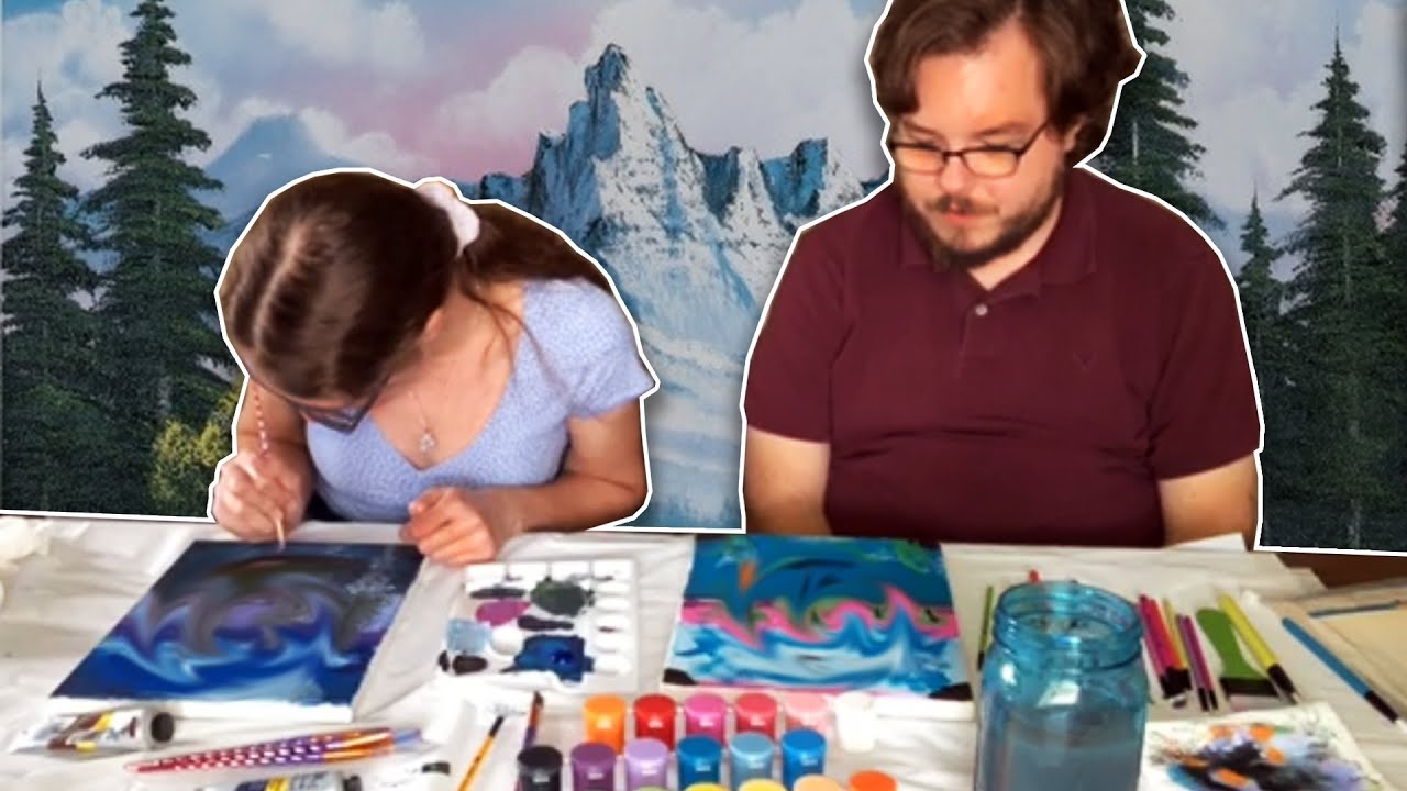 bob ross painting challenge!