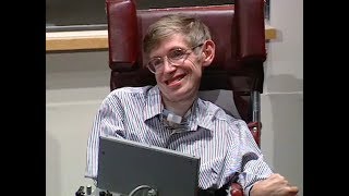 Stephen Hawking speaks at MIT  Education and Technology Sept. 1994