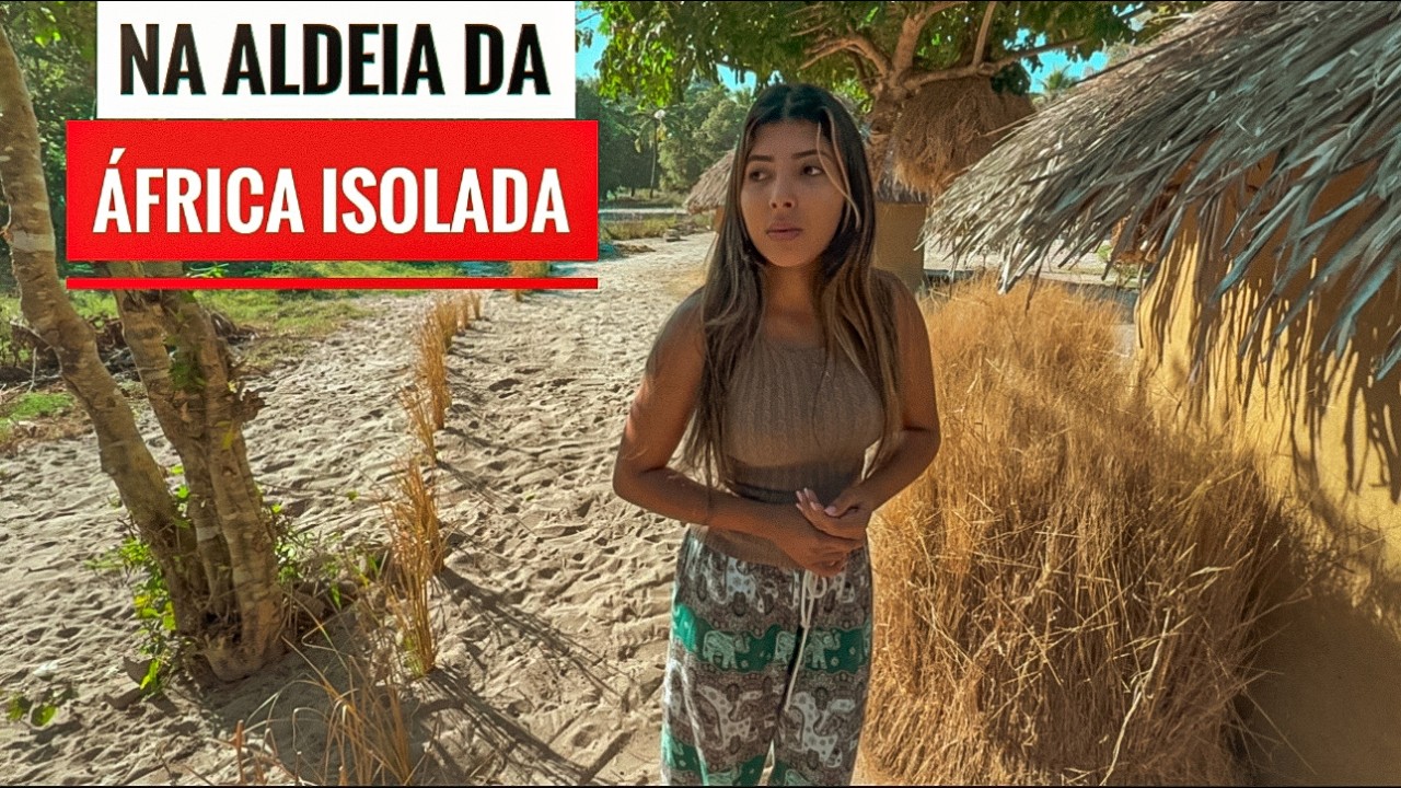 EM UMA ALDEIA QUE FICA NO MEIO DA FLORESTA NA ÁFRICA MOÇAMBIQUE! 🇲🇿🇧🇷