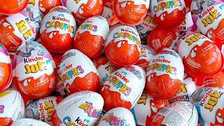 908519Minute Yummy Kinder Joy Chocolate, Kinder Surprise Opening ASMR Lollipops Some Lot's of Candie