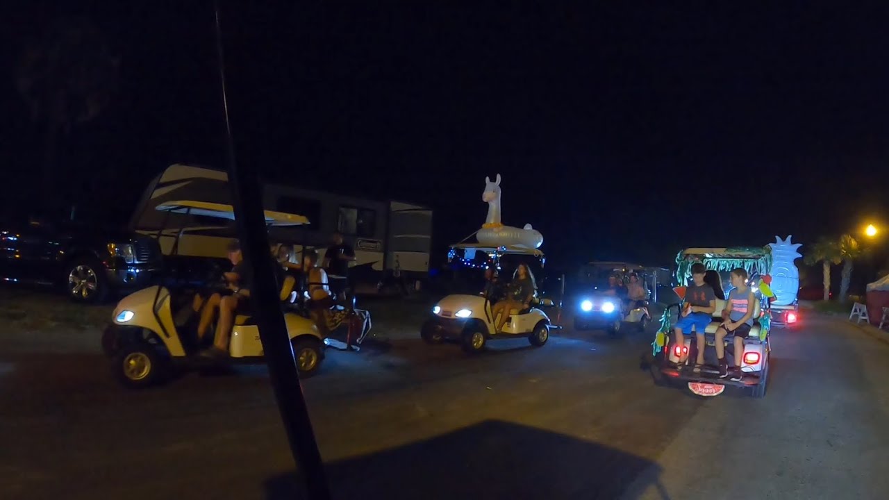 Lakewood Campground Golf Cart Parade! YouTube