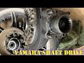 Shaft Driven Motorcycle Wheel Removal (1981 Yamaha XS1100)