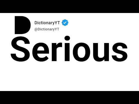 Serious Meaning In Telugu - YouTube