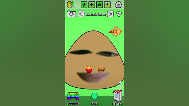 Pou no quiere comer saludable