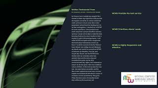 Why Choose NationalCWS.com Corp?  Here's Why!