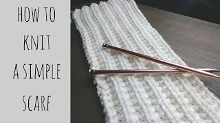 How to Knit a Simple Scarf screenshot 4