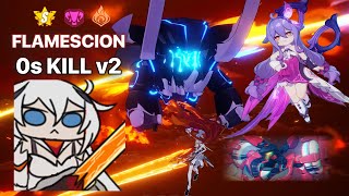 S-rank Herrscher of Flamescion ZERO second kill Memorial Arena with Sirin ELF!  Honkai 5.0 BETA v2