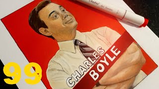 Drawing Charles Boyle from Brooklyn 99