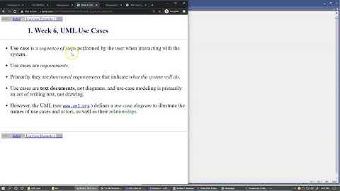 6.1 Requirements Model, Use Cases