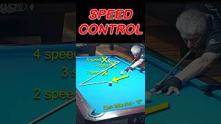 Pool Position Play: Cut Angle and Speed Control #shorts #freepoollesson #speedcontrol #cueball