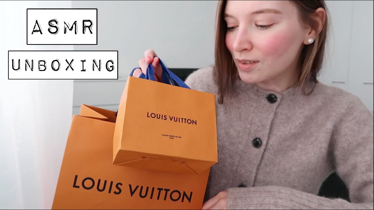 Louis Vuitton unboxing - Nanogram Hair Accessories SOLD OUT - asmr 