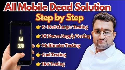 Dead Mobile Repair Ka Asli Raaz! 🔥 Step-by-Step Testing ⚡100% Working Trick for No Power Phones!