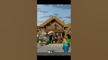 Adding Minecraft Mobs into real footage video - Blender VFX Motion tracking #minecraft #blender