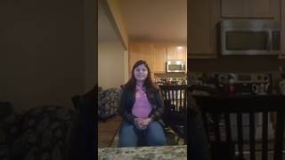 Alexa Sanchez singing Bright