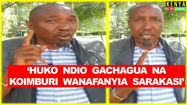 Karen Hospital on the Spot after Gachagua illness & Koimburi Fake Abduction - Kimani Ngunjiri