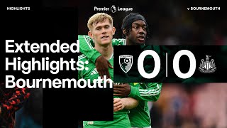 Afc Bournemouth 0 Newcastle United 0  Extended Premier League Highlights