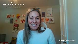 Testimonial Samantha Nicastro - Site Global Monte & Coe Corporate Gifting