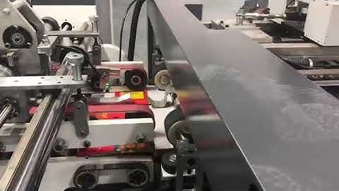 Automatic Folder Gluer and Stitcher for corrugated JHXDX 2600B2 2