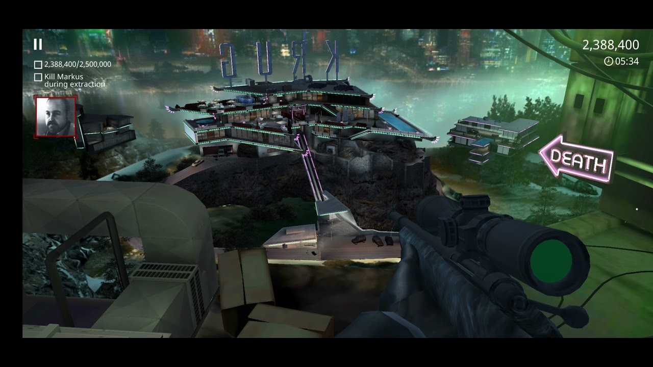 Hitman sniper kill Markus Krug during extraction