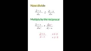 Complex Fractions Method 2 notes