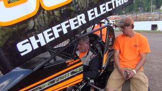 Lincoln Speedway 410 and 358 Sprint Car Highlights