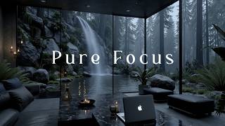 Deep Focus Music | Ambient Waterfall Sounds for Coding and Intense Deep Work Sessions Now