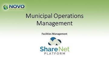 Facility Management System for Public Works (Intro Demo) - Novo Solutions