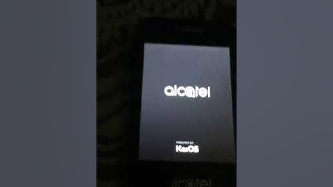 alcatel myflip start up and shut down