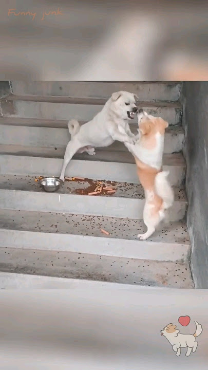 Dog Fighting For Food #youtubeshorts #pets #foryou #cute #dogtricks #dog #funny  @FunnyJunk420
