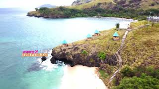Drone View pantaitanjung kajuwulumaumere Flores Ntt