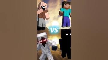 Herobrine vs Notch vs Entity 303 vs Null #shorts