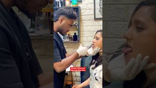 Tounge Piercing Process Video Goa #subscribenow #supportme #newcontentcreator #shortvideo