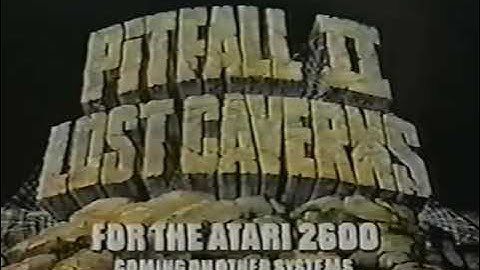 Pitfall II: Lost Caverns: Atari 2600 video game (Activision commercial, April 1984)