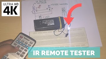 How To Make An IR Remote Tester Using IR Receiver Diode - TSOP38238 Easy Step By Step