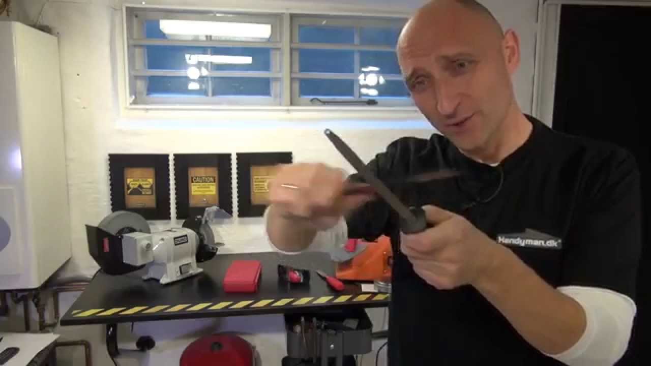 Slibning af knive - YouTube