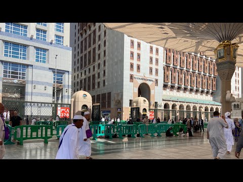 طيبة المركزيه الشماليه من ساحه الحرم مسجدالنبوي جماداول 2025