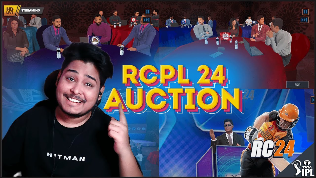 🏏IPL/RCPL Auctions Live - Real Cricket 24 with CricSOFI