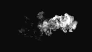 Black screen smoke effect