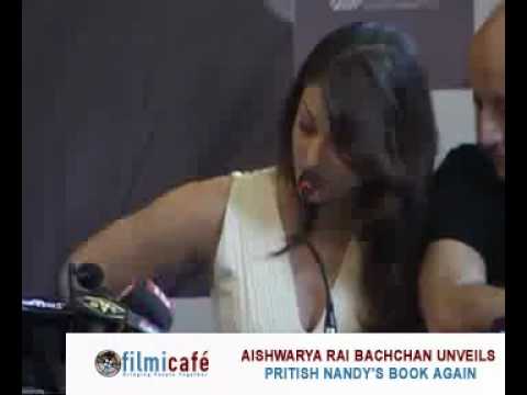 Aishwarya Rai Bachchan unveils Pritish Nandy's Book Again