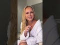 Eliana nos bastidores antes do ao vivo